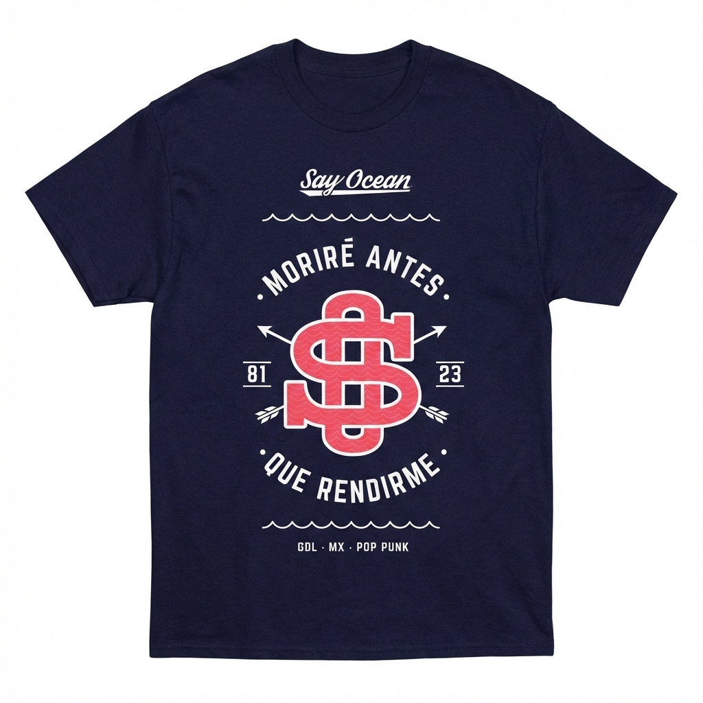 8123 – Playera Azul