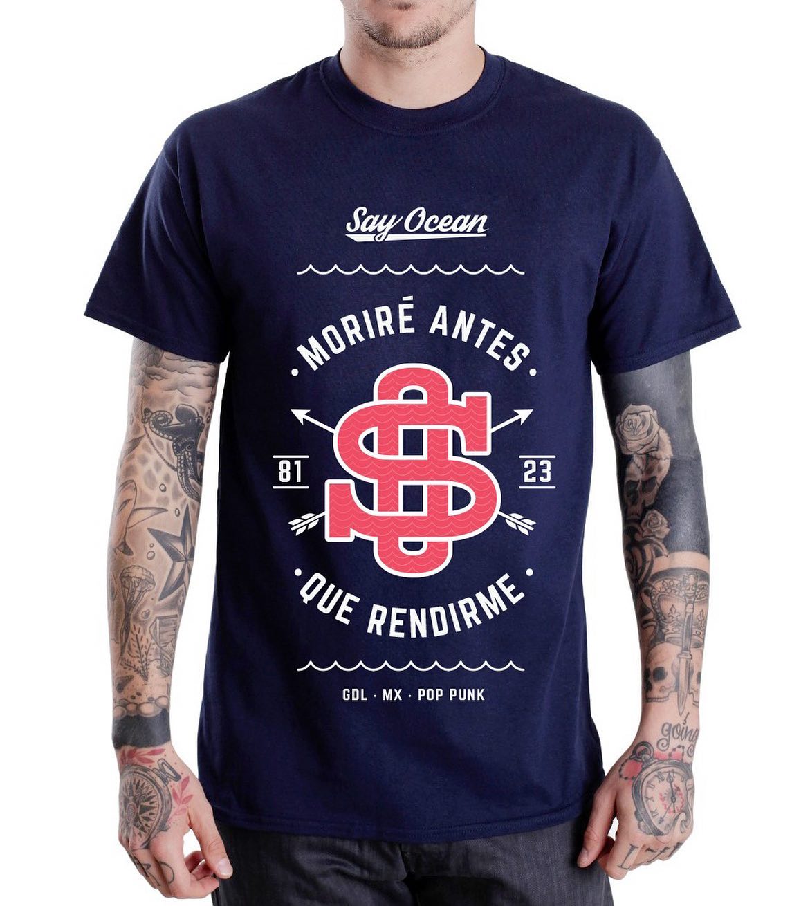 8123 – Playera Azul