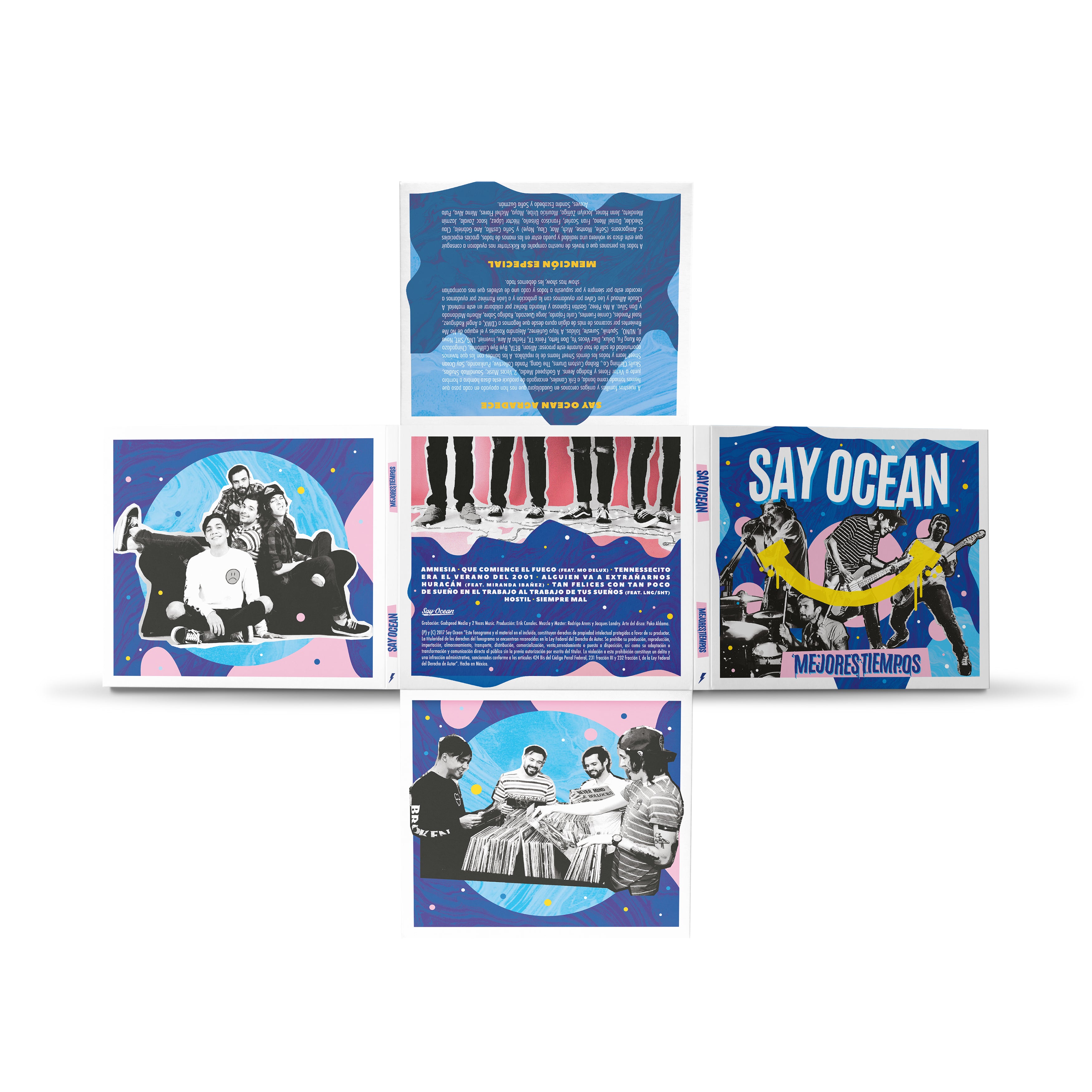 Say Ocean - Mejores Tiempos (2017) (CD)