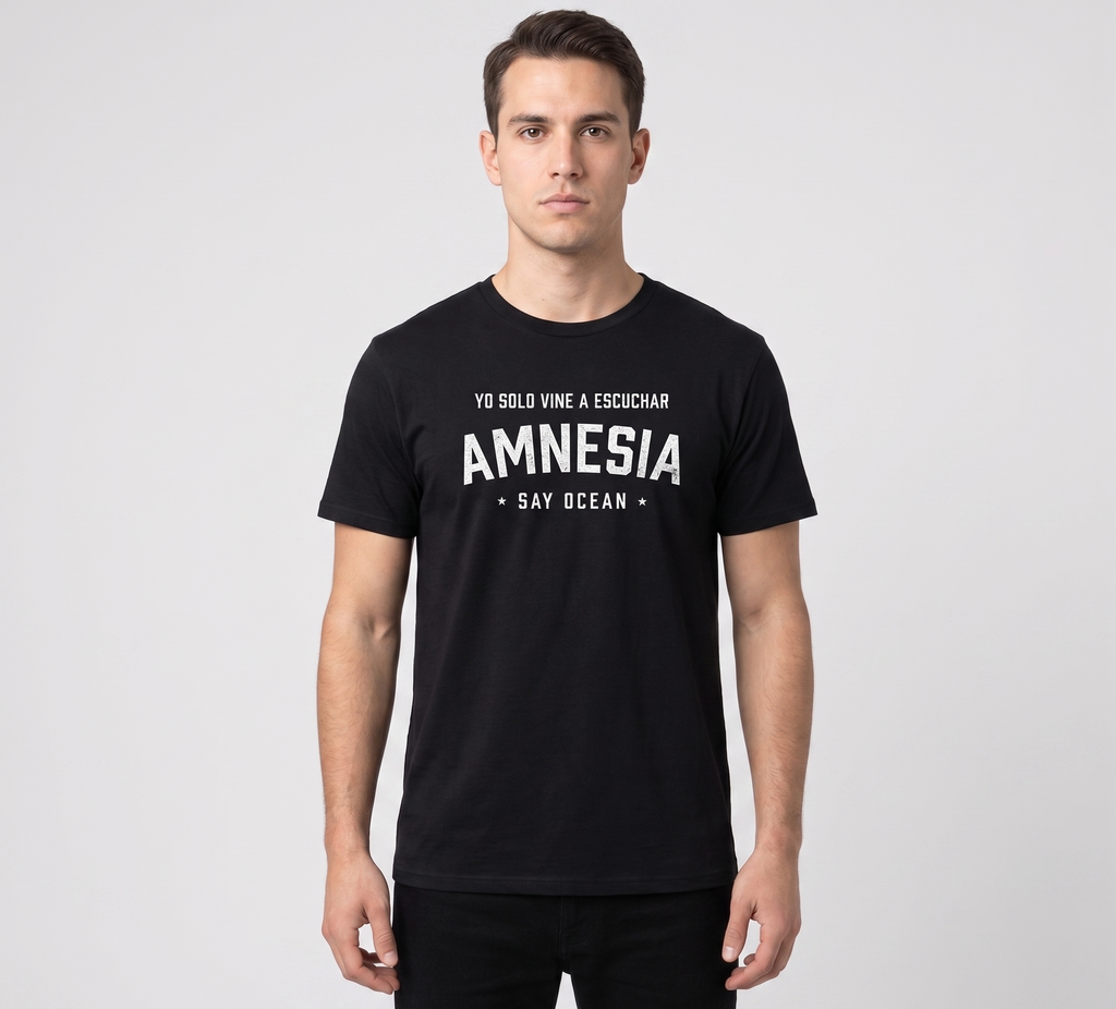 AMNESIA – Playera negra