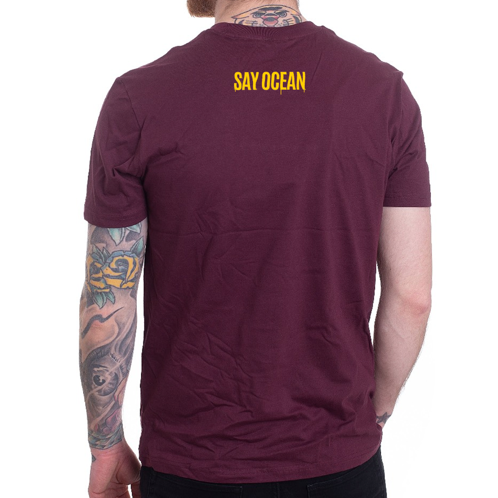 Sonrisa Mejores Tiempos - Playera Guinda