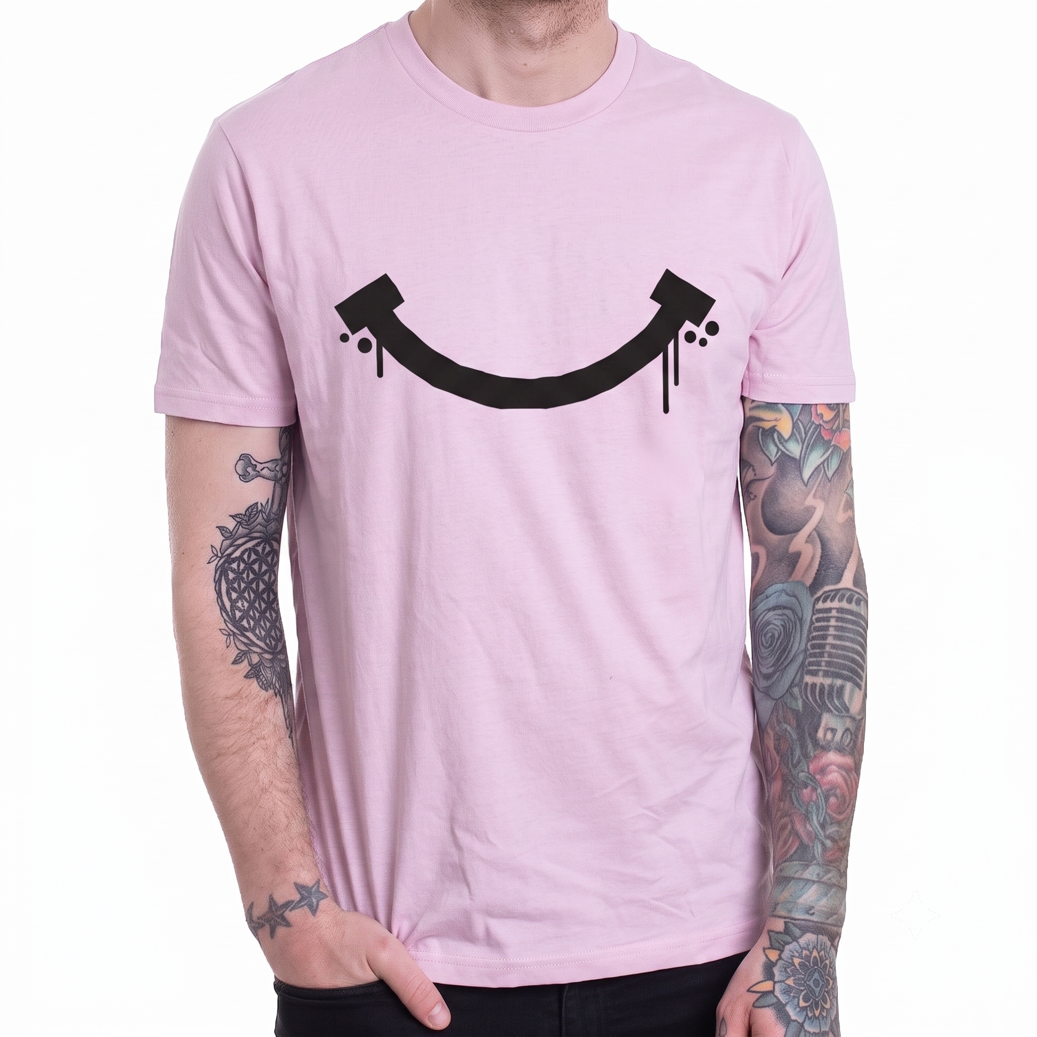 Sonrisa Mejores Tiempos - Playera Rosa